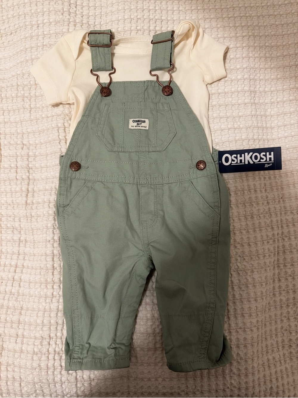 OshKosh B'gosh Sage Green  Overalls
